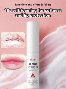 1入組方便使用的龍血樹泡泡唇膜,潔淨補濕,滋養舒緩,緩解乾燥,柔軟粗糙唇部,去角質唇膜省時省力,適合解決唇部乾燥,脫皮和暗沉問題,是新年,假期,生日和您愛的人的完美禮物。 - 龍血花泡泡唇膜 - 查看 1