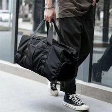 Suitcases Sports Bag With Shoe & Wet Compartment Waterproof - Black - View 5