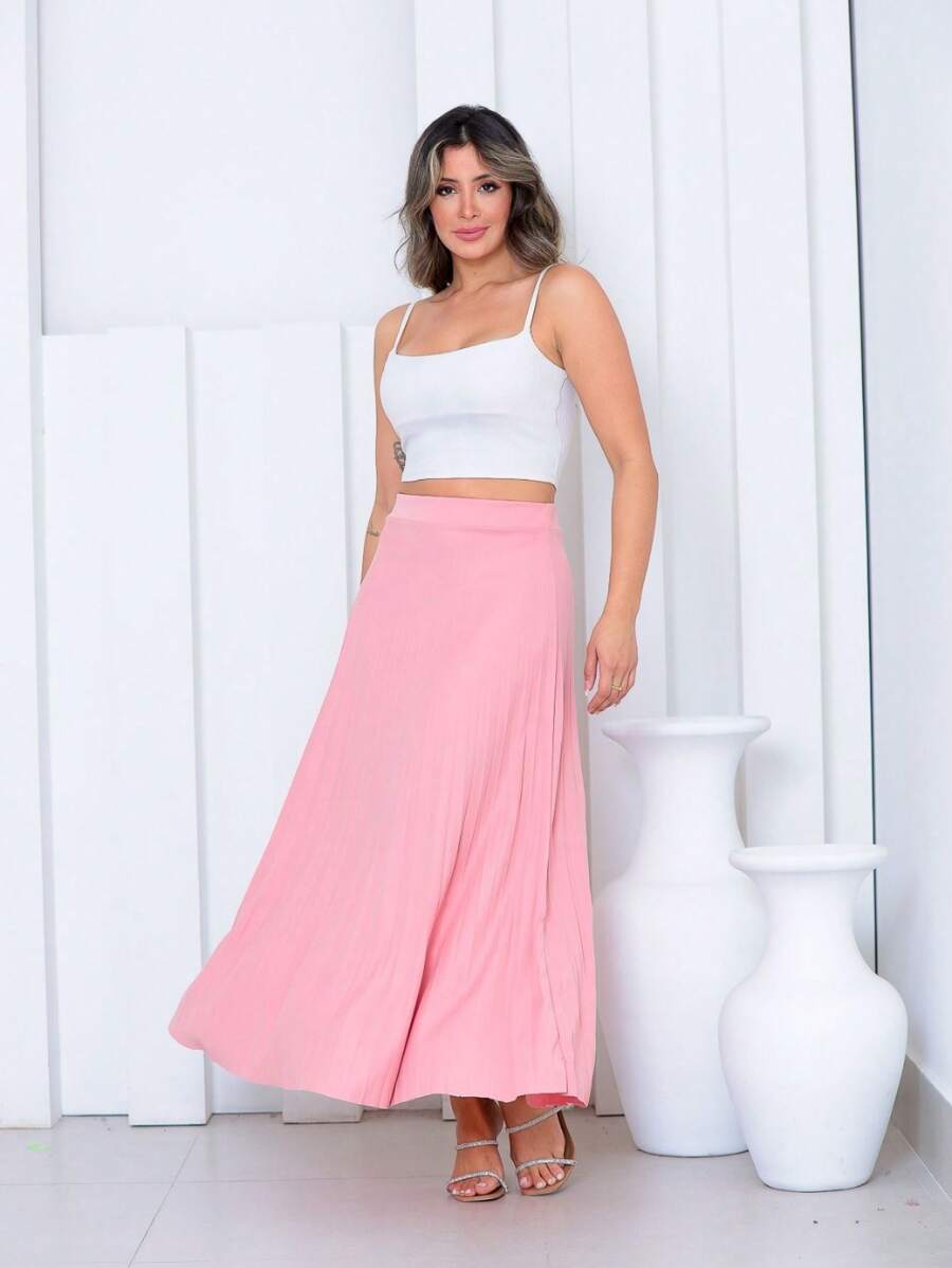 Women Skirts - Hồng - Xem 1