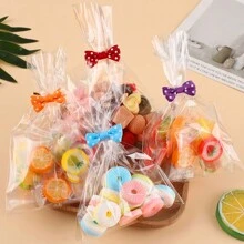 10入/100入袋子封口結,隨機顏色蝴蝶結糖果/棒棒糖/小食品封口扭紋線 - 彩色 - 查看 5