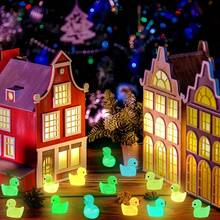 100pcs Multicolor Resin Glow In The Dark Duck Shaped Furniture Decor For Micro Landscape Diy - Multicolor - View 5