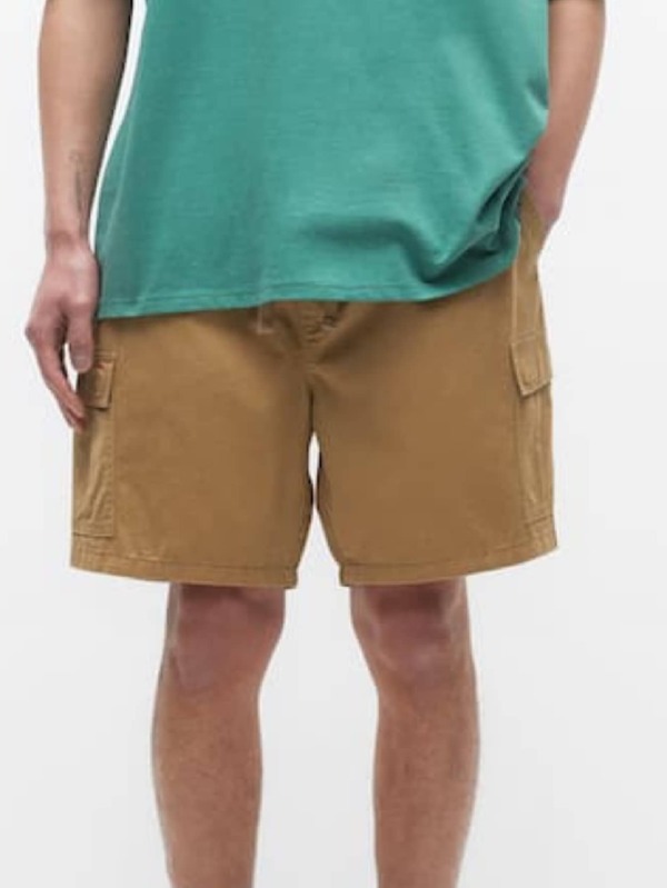 Bermuda Cargo Masculina em Sarja Caramelo - Gaia