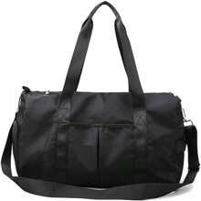 Suitcases Sports Bag With Shoe & Wet Compartment Waterproof - Black - View 2