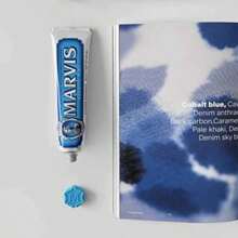 Marvis 85ml Pasta dental, aliento fresco, blanqueamiento, cuidado de las encías, varios sabores - Menta del océano azul - Ver 4