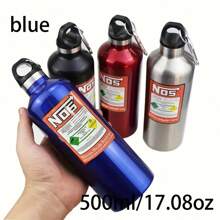 1個,單車保溫杯,nos氮氣缸真空不銹鋼水壺,17.08安士大容量旅行運動水瓶,杯子款式隨機 - 藍色 - 查看 1