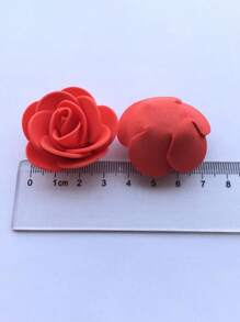 10/50/150/200/250/300/450/500 人造花迷你假玫瑰 Diy 婚禮花束中心裝飾品派對嬰兒送禮會夾禮盒 Diy 工藝品花環 - 彩色 - 查看 3