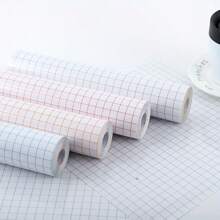 1 Roll 12in*39.4in/12in*196.85in Transparent Vinyl Transfer Tape With Grid For Alignment, Adhesive Transfer Paper For Silhouette Vinyl Stickers, Decals, Windows, Signs, Back To School