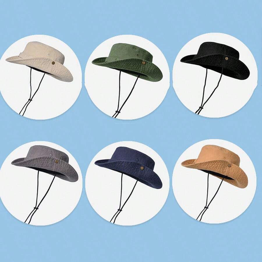 1pc Ladies' Multicolor Breathable Sun Hat For Outdoor Activities Like Mountaineering, Sun Protection, Fishing Etc.