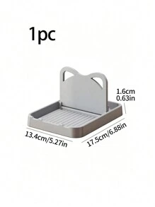 1pc Foldable Kitchen Pot Lid Holder Rack, Spoon, Spatula & Utensil Storage Caddy With Drip Mat, Heat Resistant Cookware Stand, Kitchen Organizer, Great Mother's Day Gift
