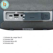 BUYTITI Bocina Bluetooth con Luz LED CH-M306 - Multicolor - Ver 2