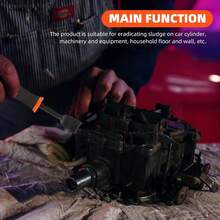 Gasket Scraper Set-Chrome Vanadium Steel Material Gasket Scraper Tool, Non-Slip Handle Razor Scraper Tool, Suitable For Cleaning Car Side Moldings, Badges, Gaskets, Decals (4 PCS) - Black - View 7