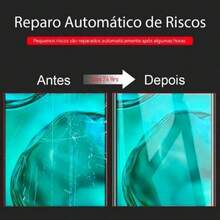 Pelicula Hidrogel Xiaomi Mi 9 lite Anti impacto Anti riscos - Transparente - Visão 3
