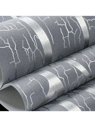 Roll Geometric Moderne Flocked Craft Wallpaper, Non Woven Material, Ideal Home Living Room, Bedroom Dration, Renovation Stickers Peel Wand Panels, Paper, Wallpapers, ation Items Refresh Your Home, Rama Birthday Graduation view 5