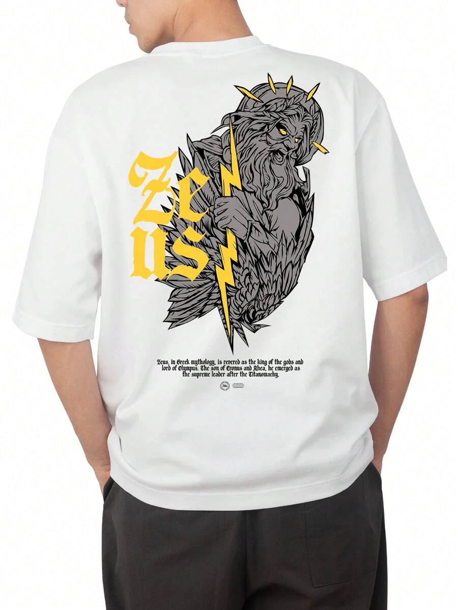 Men T-Shirts - 白色 - 查看 1