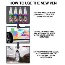 (Random Color) 1pc Washable Car Graffiti Spray Paint, For Car Body & Tyre Painting, Easy Clean - Multicolor - View 8