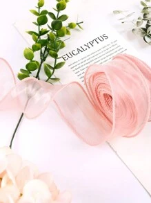 1 Miếng Hoa Ruy băng Bao bì Với Bowknot Nút Đối với Bữa tiệc ngày lễ , Đài kỷ niệm Qủa tặng Gói hàng Chất liệu , Thích hợp Đối với Cô gái Tóc Bím tóc , Cắm Hoa , Trang trí bánh kem , Ruy băng , Và Đàn organza Lụa Lễ cưới Bó hoa Chất liệu - Hồng - Xem 3