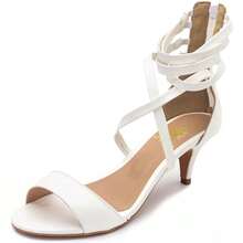 Women Heeled Sandals - trắng - Xem 1