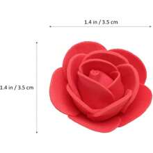 50/100/200/300/400/500入組迷你假玫瑰,適用於diy婚禮花束擺設、派對、嬰兒淋浴、相簿剪貼、禮品盒、diy藝術品、花圈 - 彩色 - 查看 2