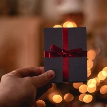 6/12/24pcs Classic Black Paper Jewelry Gift Box For Necklace, Ring, Perfect For Festival Gift Packaging - Black - View 8