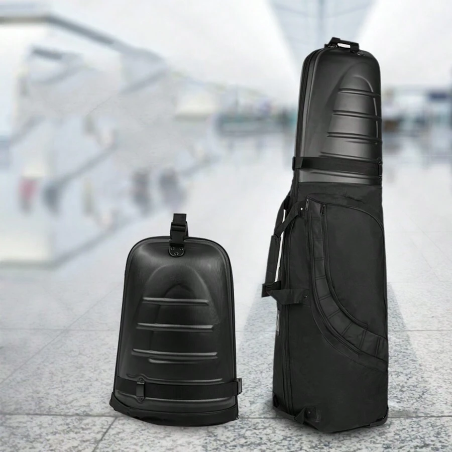 Black Abs+Pc With Wheels Airline Checked Luggage - Black - View 1