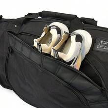 Black Abs+Pc With Wheels Airline Checked Luggage - Black - View 5