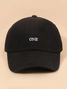 1pc Black Ski Cap Unisex Y2k Style Men's One Baseball Hat, Outdoor Warmth Cold Hat For Winter Daily Commute Casual