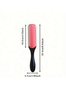 5入組梳髮刷套裝-坐墊尼龍刷、洗髮刷、雙邊刷、抓毛梳、造型梳