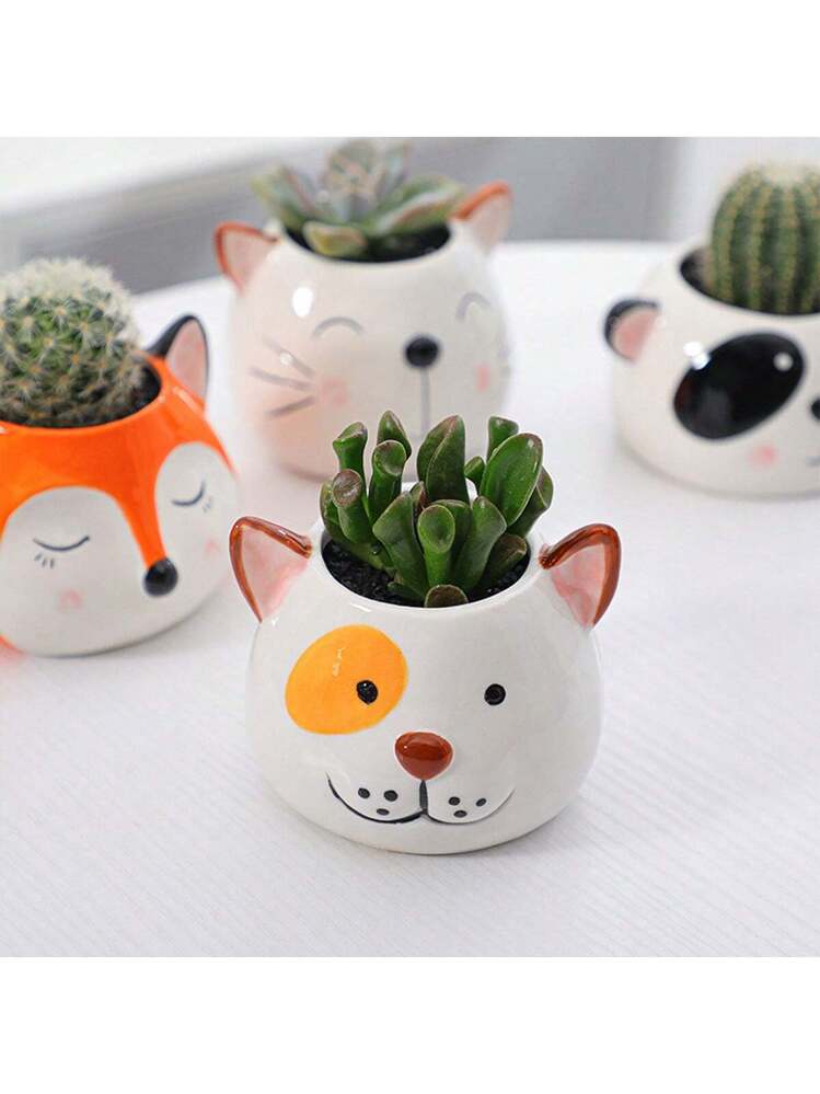 ARTKETTY Vasi per piante grasse, 18,5 cm, grandi vasi bonsai con vassoio di drenaggio, vasi da fiori poco profondi in marmo vasi in ceramica per piante di cactus da interno