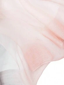 1條時尚絲質漸層薄圍巾披肩,適合日常通勤和外套裝飾 - 彩色 - 查看 6