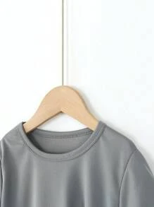 Young Boy 2 Pieces Set Short Sleeve T-Shirt And Shorts Outfit, Boys Athletic Sports Breathable Mesh Clothing