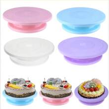 YUQING.FC. Rotating Base Cake Decoration Pastry Pastry - Purple - View 5