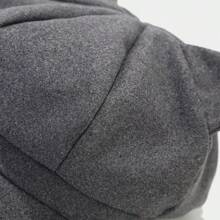 1pc Women's Cute Cat Ear Octagonal Cap British Style Vintage Knitted Newsboy Hat Winter Fall