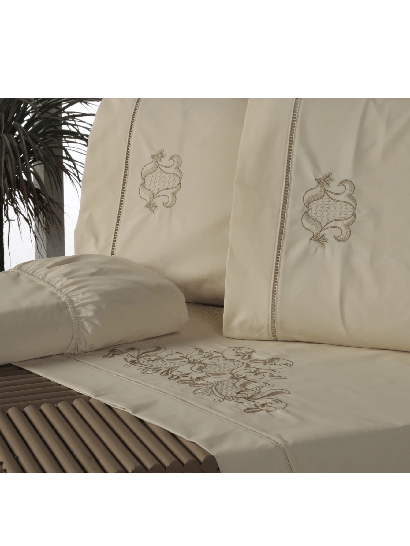 Sheet Sets With Pillowcases - Màu Khaki - Xem 1