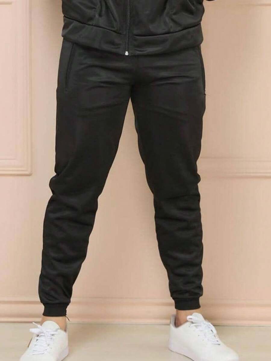 Men Pants - 黑色 - 查看 1