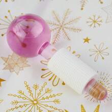 1pc Beauty Ice Roller Facial Massage Energy Ball - Pink - View 7