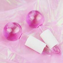 1pc Beauty Ice Roller Facial Massage Energy Ball - Pink - View 9