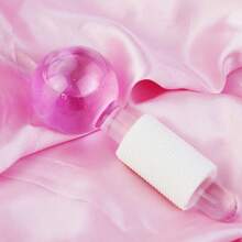 1pc Beauty Ice Roller Facial Massage Energy Ball - Pink - View 8