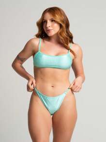 Women Bikini Sets - 綠色 - 查看 1