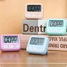 1入迷你便攜式視覺時間管理電子秒表,廚房計時器,化妝計時器,靜音學生計時器,倒數計時器 - 藍色 - 查看 5