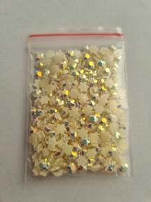 Rhinestones & Decorations - 白色 - 查看 1