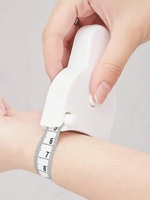 1 件軟捲尺用於身體測量、健身、家用、腰臂胸腿圍測量工具 - 白色 - 查看 6