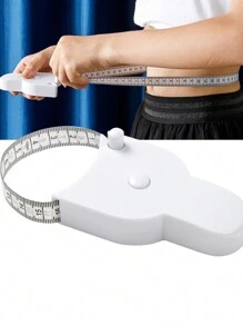 1 件軟捲尺用於身體測量、健身、家用、腰臂胸腿圍測量工具 - 白色 - 查看 1