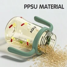 Baby & Children's Straw Cup Bottle - Red - View 5