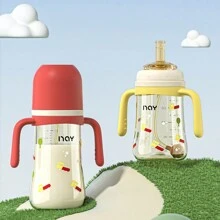 Baby & Children's Straw Cup Bottle - Red - View 4
