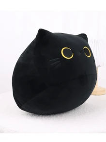 3 种尺寸可爱黑猫毛绒枕头娃娃软玩具猫可爱毛绒动物娃娃动漫猫毛绒玩具高品质儿童礼物男孩女孩朋友玩具房间装饰情人节礼物，玩具，毛绒玩具，毛绒玩具，女孩娃娃，女孩礼物，男孩礼物，毛绒猫，男孩礼物，毛绒动物，猫，毛绒玩具