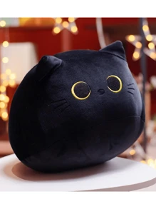 3 种尺寸可爱黑猫毛绒枕头娃娃软玩具猫可爱毛绒动物娃娃动漫猫毛绒玩具高品质儿童礼物男孩女孩朋友玩具房间装饰情人节礼物，玩具，毛绒玩具，毛绒玩具，女孩娃娃，女孩礼物，男孩礼物，毛绒猫，男孩礼物，毛绒动物，猫，毛绒玩具