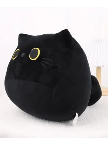 3 种尺寸可爱黑猫毛绒枕头娃娃软玩具猫可爱毛绒动物娃娃动漫猫毛绒玩具高品质儿童礼物男孩女孩朋友玩具房间装饰情人节礼物，玩具，毛绒玩具，毛绒玩具，女孩娃娃，女孩礼物，男孩礼物，毛绒猫，男孩礼物，毛绒动物，猫，毛绒玩具