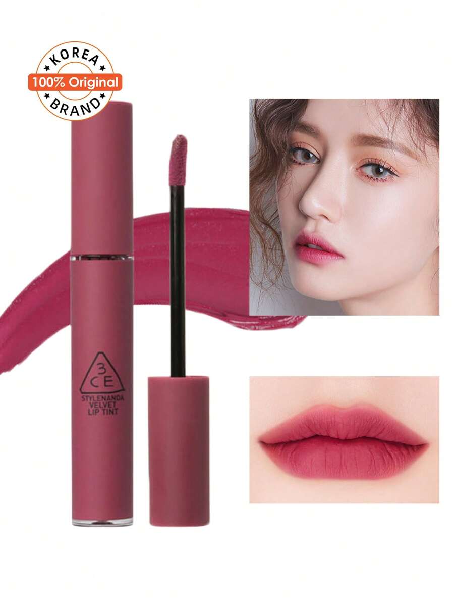 3CE Liquid Lipstick Hari Natal Long-Wearing Waterproof Smudge Proof Sweatproof Smudge-Proof Highly Pigmented Matte - BELUDRU #TAHU LEBIH BAIK - View 1