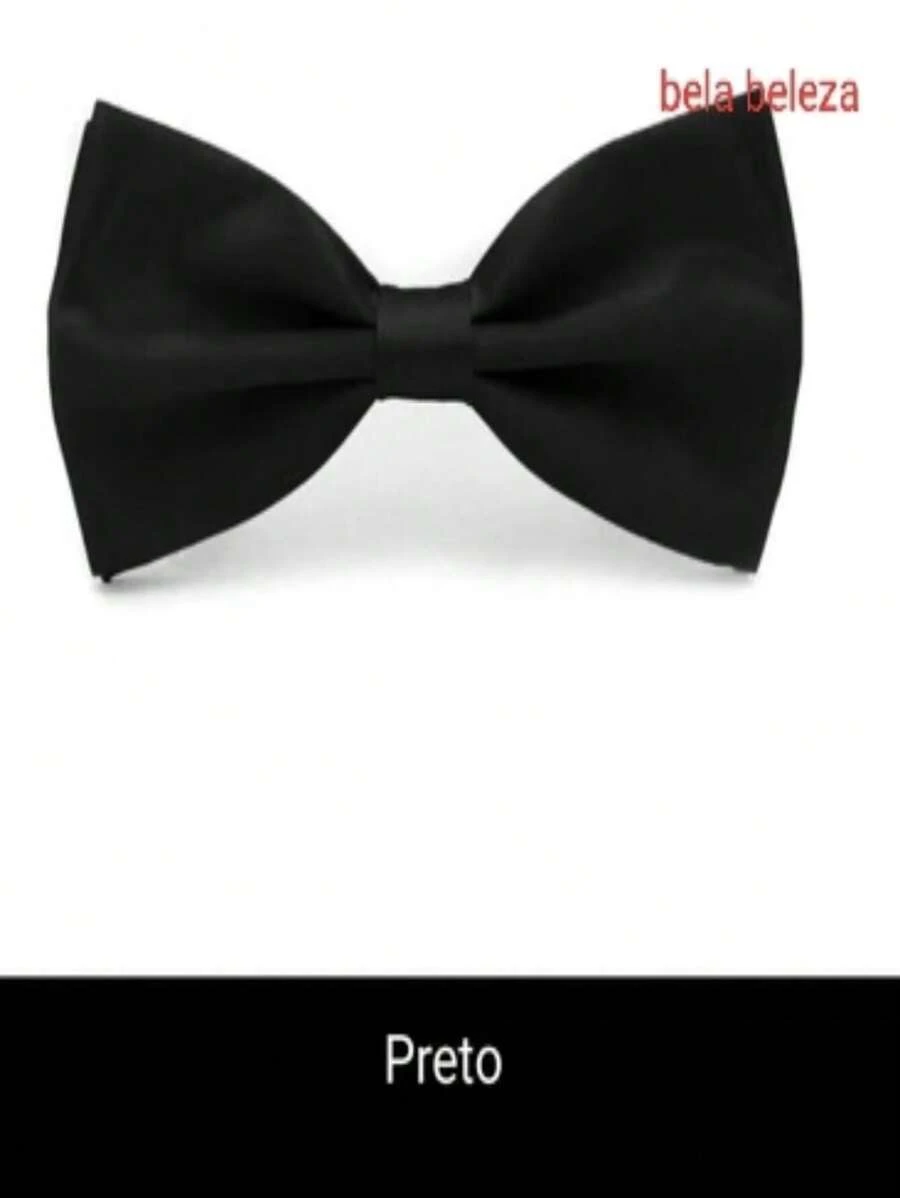 Men Bow Ties - 黑色 - 查看 1