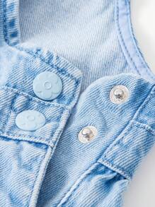 Balabala Váy denim cho bé gái - Màu xanh lam - Xem 4